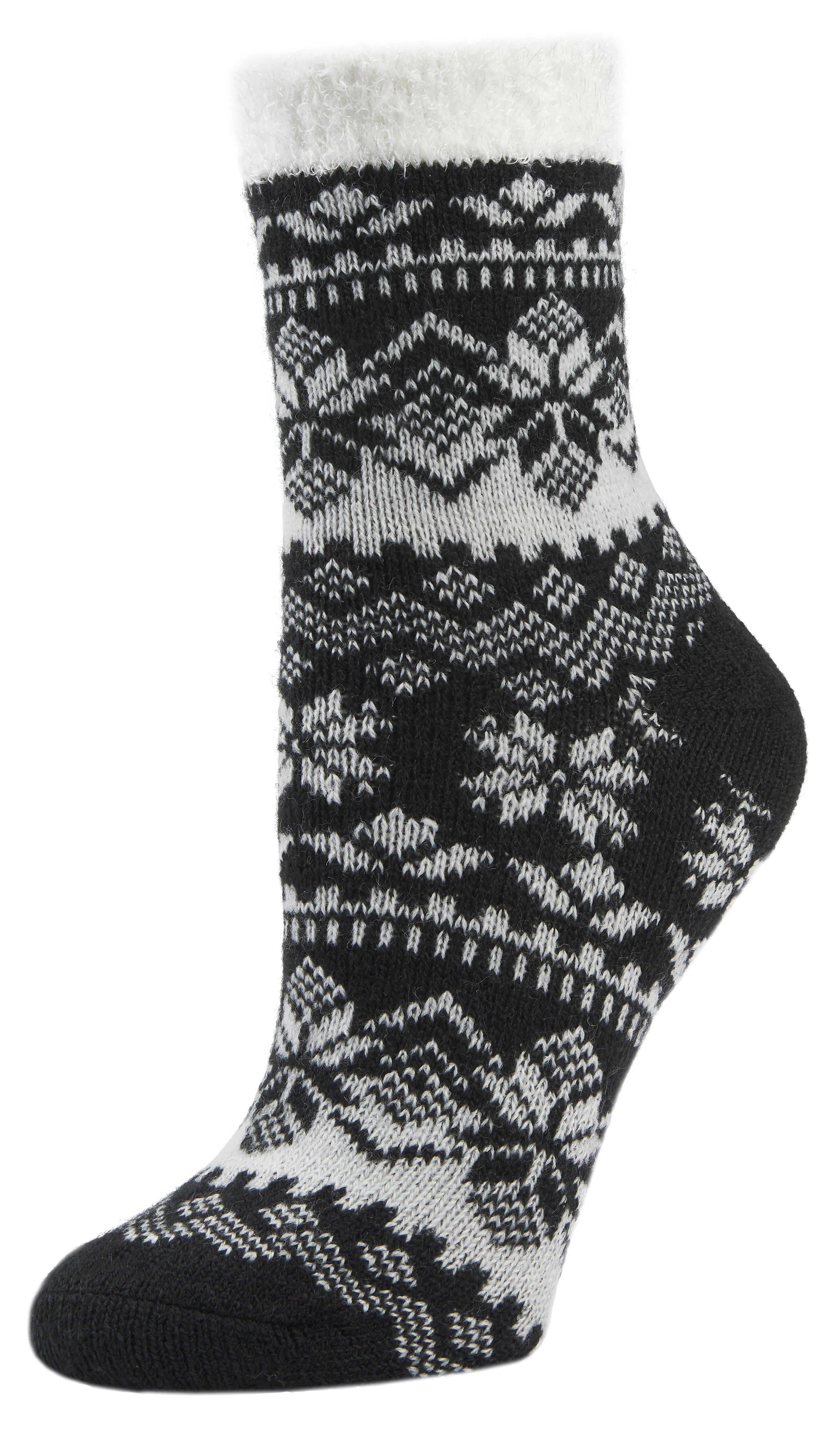 Implus Fireside Nordic Crew Socks-Black